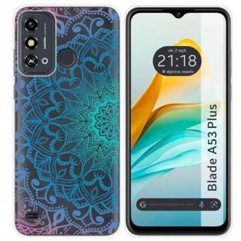 Funda Silicona Mandala Transparente ZTE Blade A53 Plus