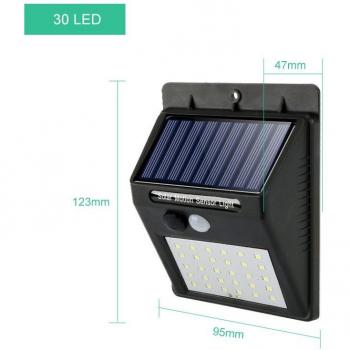 Emergency Solar Wall Light with Motion Sensor