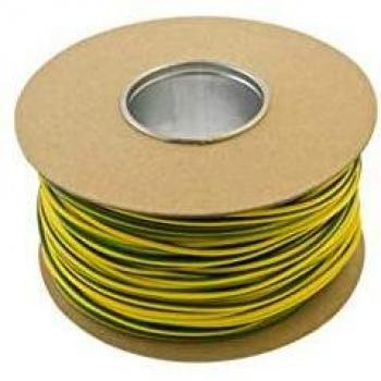 Q-Crimp 100M Green/Yellow Earth Sleeving 4mm