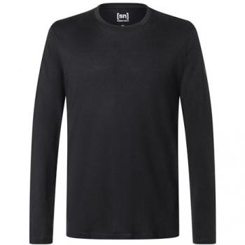 Super.natural Arctic 230 L/S Langarmshirt Herren Größe M Farbe Schwarz