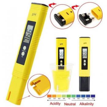 High Accuracy pH Meter 0.1/0.01 with 0-14 pH Range for Aquariums, Swimming Pools, Drinking Water