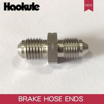 Connecteur de freinage Haokula en acier inoxydable, joint masculin évasé AN3 3/8x24 UNF à M10x1.25