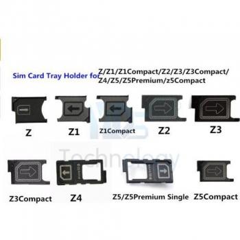 Ranura de tarjeta SIM Micro para Sony Xperia Z/Z1/Z2/Z3/Z3 Mini/Z4/Z5/Z5 Premium/Z5 Compact