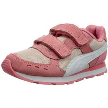 PUMA Kids' Vista V Ps Low-Top Sneakers, Pink Rosewater/Peony White