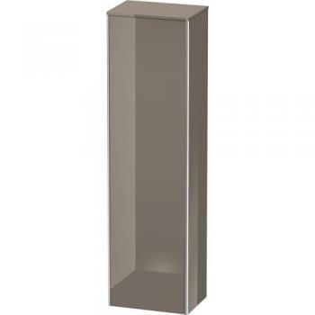 Armoire haute Duravit XSquare – 50x35,6x177,6 cm – Porte gauche – Façade gris brillant