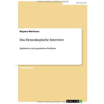 Das Demoskopische Interview: Qualitatives und quantitatives Verfahren