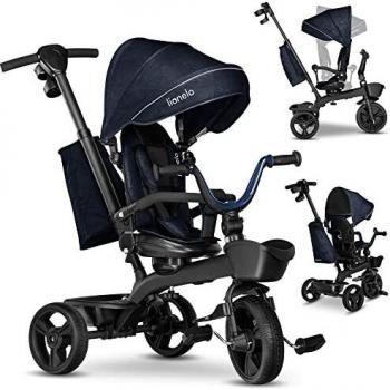 Lionelo Kori Triciclo Bambini Blu Navy