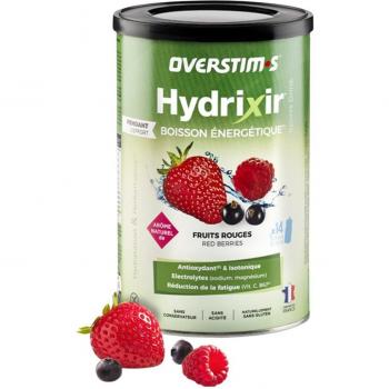 Bebida Antioxidante Energética Overstims Hydrixir 600 g Frutos Rojos