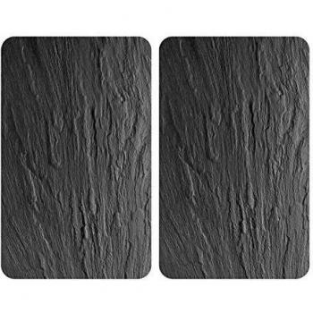 Plaque de protection induction WENKO, ardoise, vitrocéramique, verre trempé, 30x52 cm