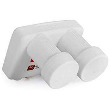 Opticum Premium Monoblock TWIN LNB 0,1dB Astra + Hotbird LMTP-04H 2 Teilnehmer