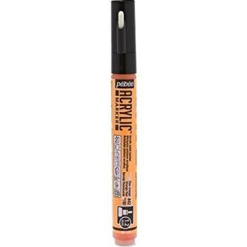 Ultra Fluorescent Orange Acrylic Marker – 1.2 mm Precision Tip
