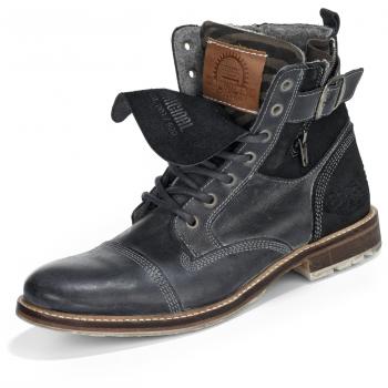 Schnürboots BULLBOXER 565K94978DC220SU00 – Fillzfutter, Textilinnensohle, Größe 43, anthrazit