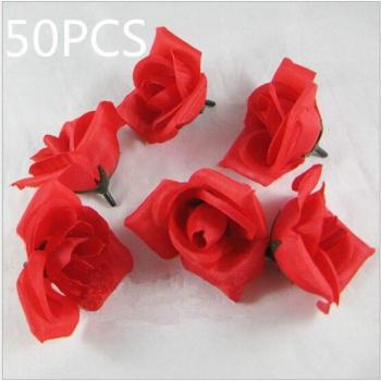2-Layer Decorative Rose Flower, Triangle Shape, Valentine's Day Display