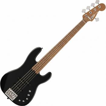 Charvel Pro-Mod 5-String Bass, San Dimas PJ V, Metallic Black