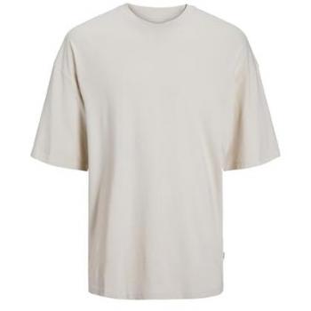 Jack & Jones T-shirt Charge Beige Oversize 12259975