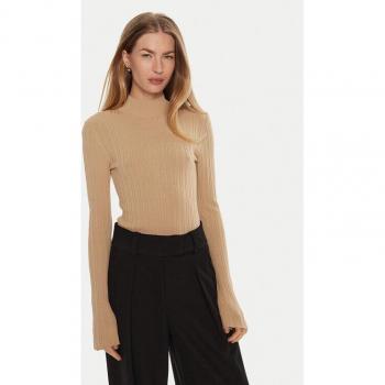 IVY OAK Kylie Rollkragenpullover Beige Slim Fit