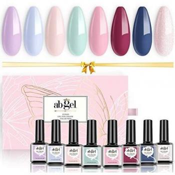 Maniküre Kit – Abgel UV Gel 8‑Farben Set