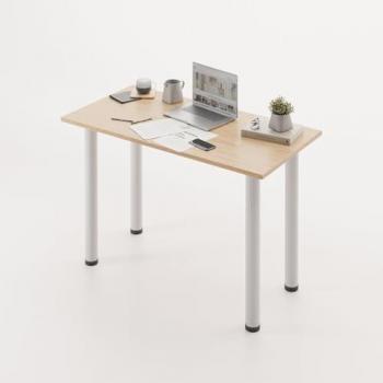 Mesa Oyun Roble con patas blancas (119x60x75 cm)
