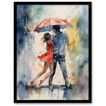 Artery8 A4 Canvas – Dancing in the Rain