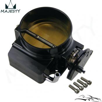 102mm Billet Aluminium Drosselklappengehäuse 4 für GM Gen III LS1 LS2 LS6 LSX 4 Schrauben