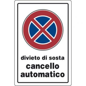 Targa AutoSosta con Cancello Automazione