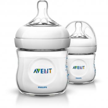 Philips Avent Natural Biberon, 0+ Mesi, 125 ml, Set da 2