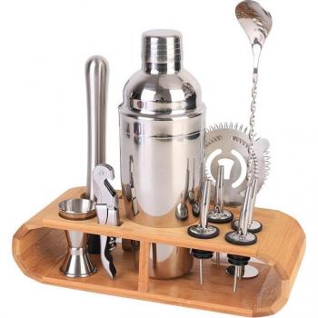 Ensemble de mélangeurs à cocktail en acier inoxydable avec shaker 750ml