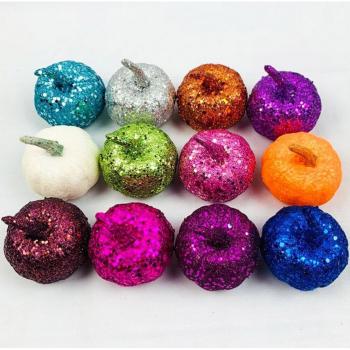 Decoración Espuma Rosa: Calabazas de Halloween (Pack 12)