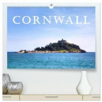 Premium Cornwall Wandkalender 2024 DIN A2 quer
