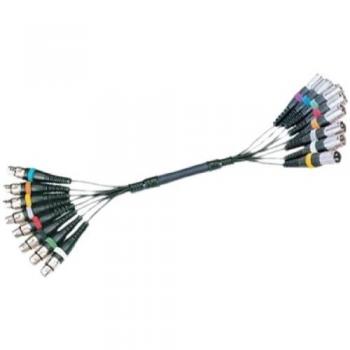 Câble Octopaire 8 XLR Fem. 8 XLR 5 Mètres