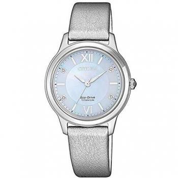 EM0720‑18D Perlmuttzifferblatt Damen Uhr