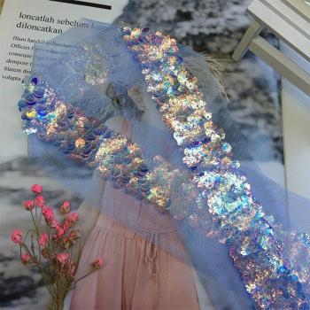 Accessoires couture paillettes et dentelle