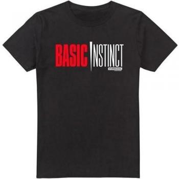 Men’s Basic Instinct XL Black T‑Shirt with Logo
