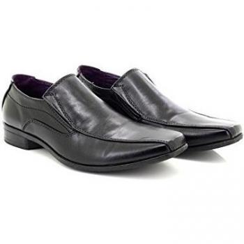 M501 Black Square‑Toe Slip‑On – UK 12 Mens