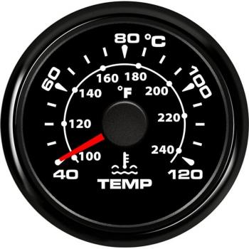 Compteur de température d'eau 40-120°C 52mm
