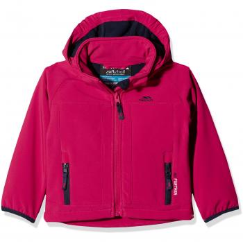 Unisex Softshell Jacke „Trespass Swamp“ Himbeer‑Design 2-3 Jahre – Pink