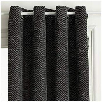 Tenda jacquard 140 x 260 cm colore nero