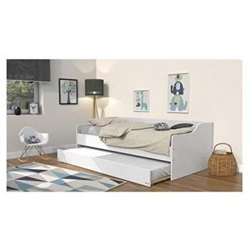 Cama Nido Weber 90x190 cm con Cajón Blanco