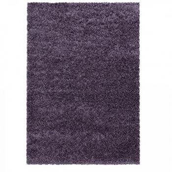 Unamourdetapis Tapis violet uni shaggy 80x250