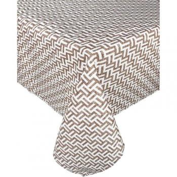 Nappe de Table Antitaches Torino Beige 140x300 cm 18 personnes