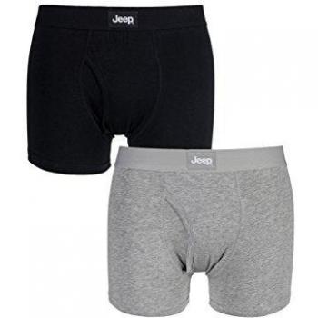 Jeep Men's Cotton Plain Fitted Key Hole Trunk Boxer Shorts