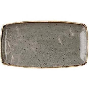 Churchill 383027 Grey Stonecast Rectangular Dish 35x18.5cm
