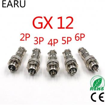 M12 7/16 GX12 Aviation Socket Plug