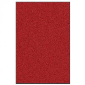 Red & Black Polypropylene Vinyl Doormat 120x180cm