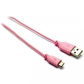 Cavo 1 m Rosa USB A a Micro USB G&BL 7117