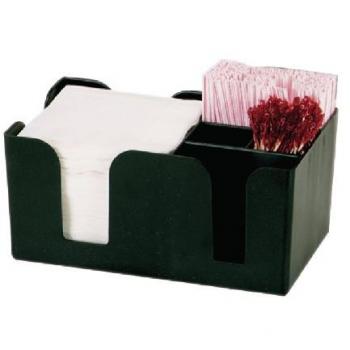 Olympia Black Plastic Drink Organizer