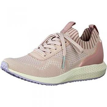 Tamaris Fashletics Damen Sport Sneakers, Rosa, Schuhgröße 40