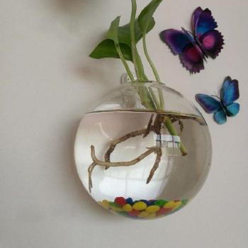Round Acrylic Fish Bowl 10x10cm