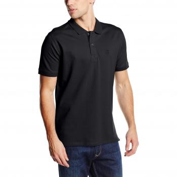 SELECTED HOMME Herren Shdaro Ss Embroidery Polo Noos T-Shirt, Schwarz (Black)