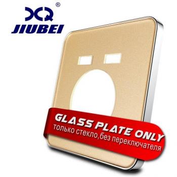 Panel de cristal Jiubei, 80mm x 80mm, para instalación en pared